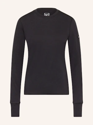 Super.Natural Koszulka Z Długim Rękawem Tundra 175 Ls Z Wełną Merino schwarz