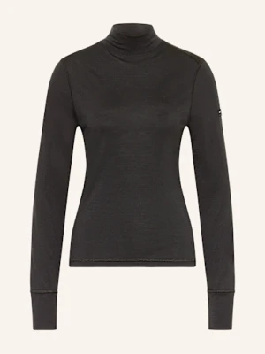 Super.Natural Koszulka Z Długim Rękawem Tundra 175 Z Wełną Merino schwarz