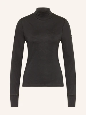 Super.Natural Koszulka Z Długim Rękawem Tundra 175 Z Wełną Merino schwarz CZARNY