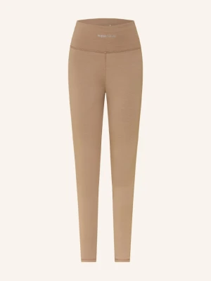 Super.Natural Legginsy High Rise Z Wełną Merynosową beige