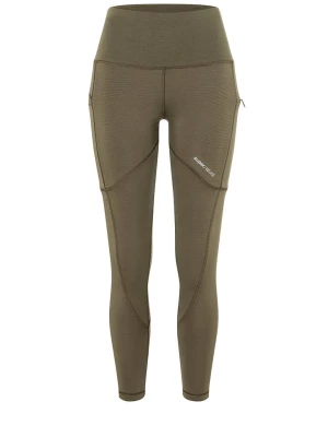 super.natural Legginsy sportowe "Alpine Active" w kolorze khaki rozmiar: XS