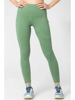 super.natural Legginsy sportowe "Alpine Active" w kolorze zielonym rozmiar: L