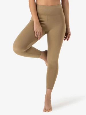 super.natural Legginsy sportowe "High Rise" w kolorze beżowym rozmiar: M