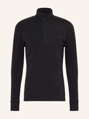 Super.Natural Midlayer Shoulder Guard Z Wełną Merynosową schwarz CZARNY