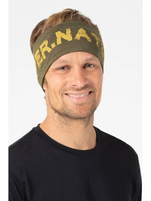 super.natural Opaska w kolorze oliwkowym ze wzorem na czoło rozmiar: onesize