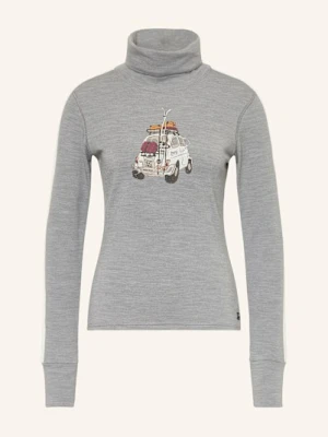 Super.Natural Sweter Carski Roll Neck grau