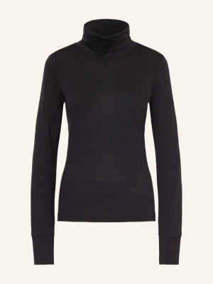 Super.Natural Sweter Skiing Roll Neck Z Wełną Merino schwarz CZARNY