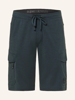 Super.Natural Szorty Dresowe Cargo Bio Z Bawełną blau