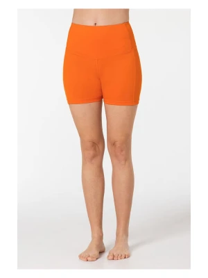 super.natural Szorty sportowe "Liquid Flow" w kolorze pomarańczowym rozmiar: M