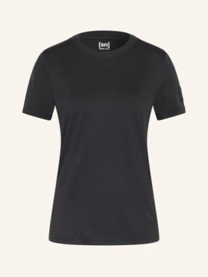 Super.Natural T-Shirt Casual Rib schwarz