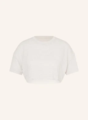Super.Natural T-Shirt Crop Z Wełną Merino weiss