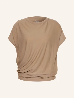 Super.Natural T-Shirt Yoga Loose Z Wełną Merino beige