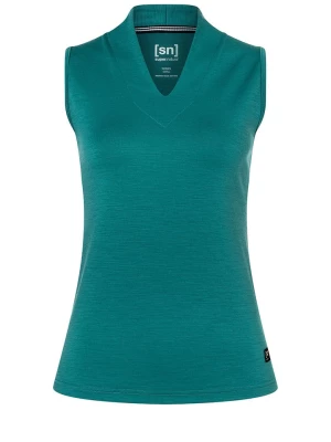 super.natural Top sportowy w kolorze morskim rozmiar: XL