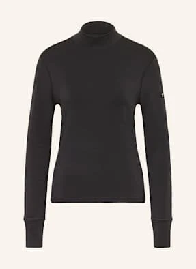 Super.Natural Warstwa Środkowa Base+ B Hot Z Dodatkiem Wełny Merino schwarz