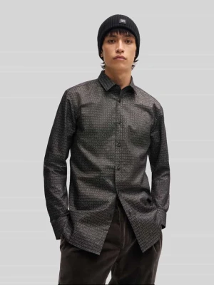 Super Slim Fit koszula biznesowa z mieszanki bawełny model „ELISHA02” HUGO