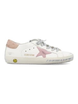 Super Star Sneakers Białe/Różowe Golden Goose
