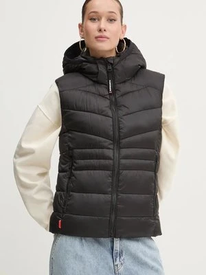 Superdry bezrękawnik damski kolor czarny zimowy W5011715A-02A