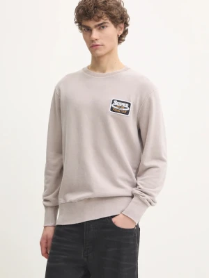 Superdry bluza bawełniana beżowy