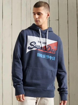 Superdry Bluza w kolorze granatowym rozmiar: L