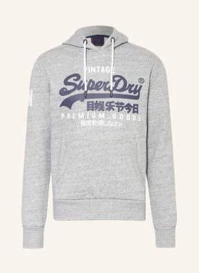 Superdry Bluza Z Kapturem grau