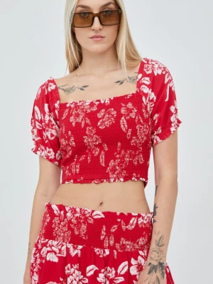 Superdry bluzka czerwony