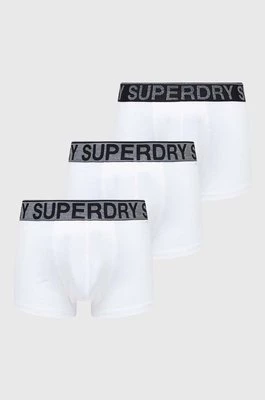Superdry bokserki 3-pack męskie kolor biały