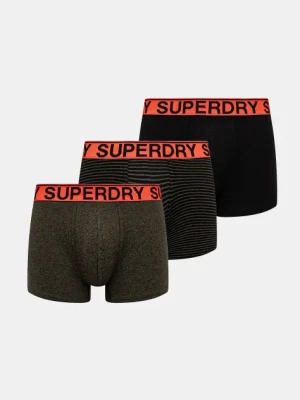 Superdry bokserki 3-pack męskie kolor czarny M3110452A-B9Y