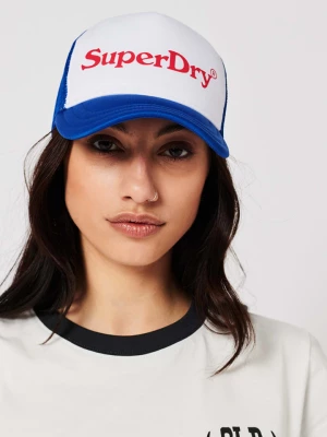 Superdry Czapka w kolorze biało-niebieskim rozmiar: onesize