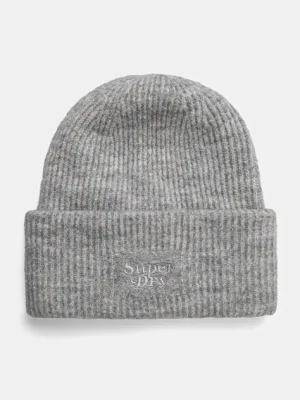 Superdry czapka z domieszką wełny kolor szary Y9010185A-2XF