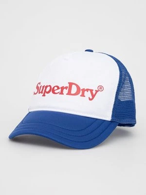 Superdry czapka z nadrukiem