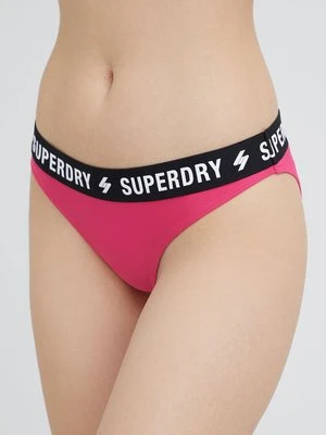 Superdry figi kąpielowe kolor fioletowy