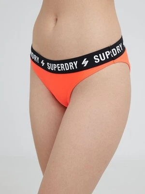 Superdry figi kąpielowe kolor pomarańczowy