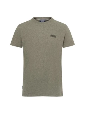 Superdry Koszulka męska Mężczyźni Bawełna szary marmurkowy,