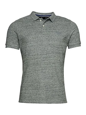 Superdry Koszulka polo w kolorze szarym rozmiar: S