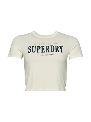 Superdry Koszulka w kolorze kremowym rozmiar: M