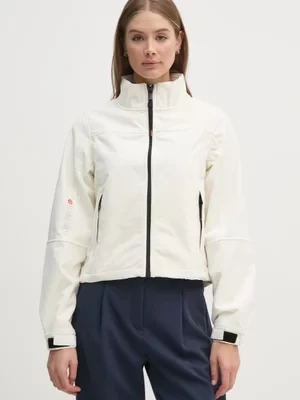 Superdry kurtka damska kolor beżowy przejściowa W5011745A-71D