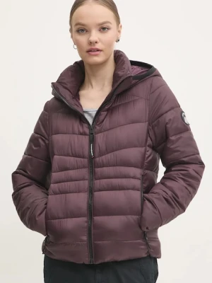 Superdry kurtka damska kolor fioletowy zimowa W5011724A-C4J