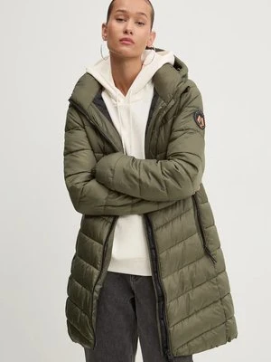 Superdry kurtka damska kolor zielony przejściowa W5011719A-8MI