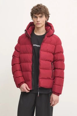 Superdry kurtka męska kolor bordowy zimowa M5011905A-Z6Q