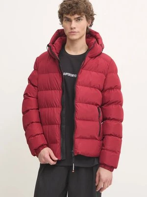 Superdry kurtka męska kolor bordowy zimowa M5011905A-Z6Q