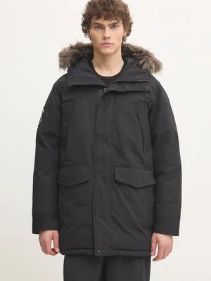 Superdry parka męska kolor czarny zimowa M5011929A-12A