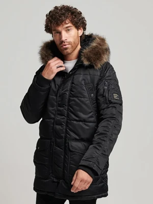 Superdry Płaszcz przejściowy w kolorze czarnym rozmiar: L