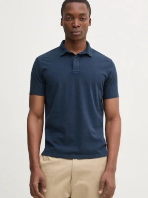 Superdry polo bawełniane granatowy