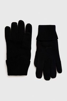 Superdry rękawiczki bawełniane męskie kolor czarny