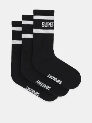 Superdry skarpetki 3-pack męskie kolor czarny M3110462A-CUJ