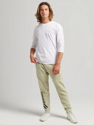 Superdry Spodnie dresowe w kolorze beżowym rozmiar: XXL
