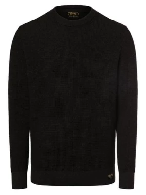 Superdry Sweter męski Mężczyźni Bawełna czarny marmurkowy,