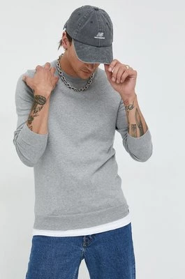 Superdry sweter z domieszką kaszmiru męski kolor szary lekki