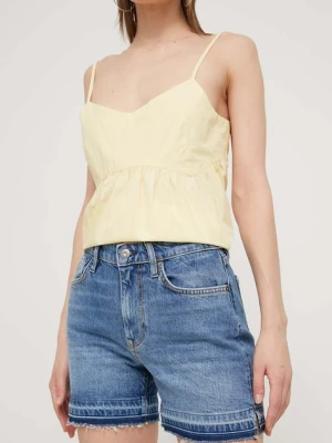 Superdry szorty jeansowe niebieski