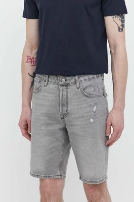 Superdry szorty jeansowe męskie kolor szary